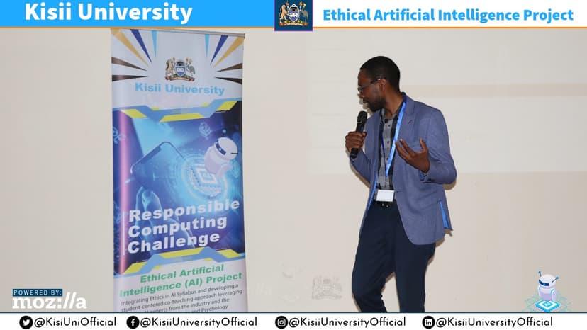 Ethical Artificial Intelligence paper being presented at Kisii University Business Conference.